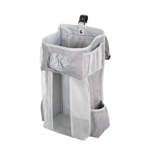 Organizador de pañales con compartimientos para bebé y alto almacenamiento