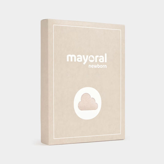 Overall tejido café con mameluco a juego para bebé - Mayoral