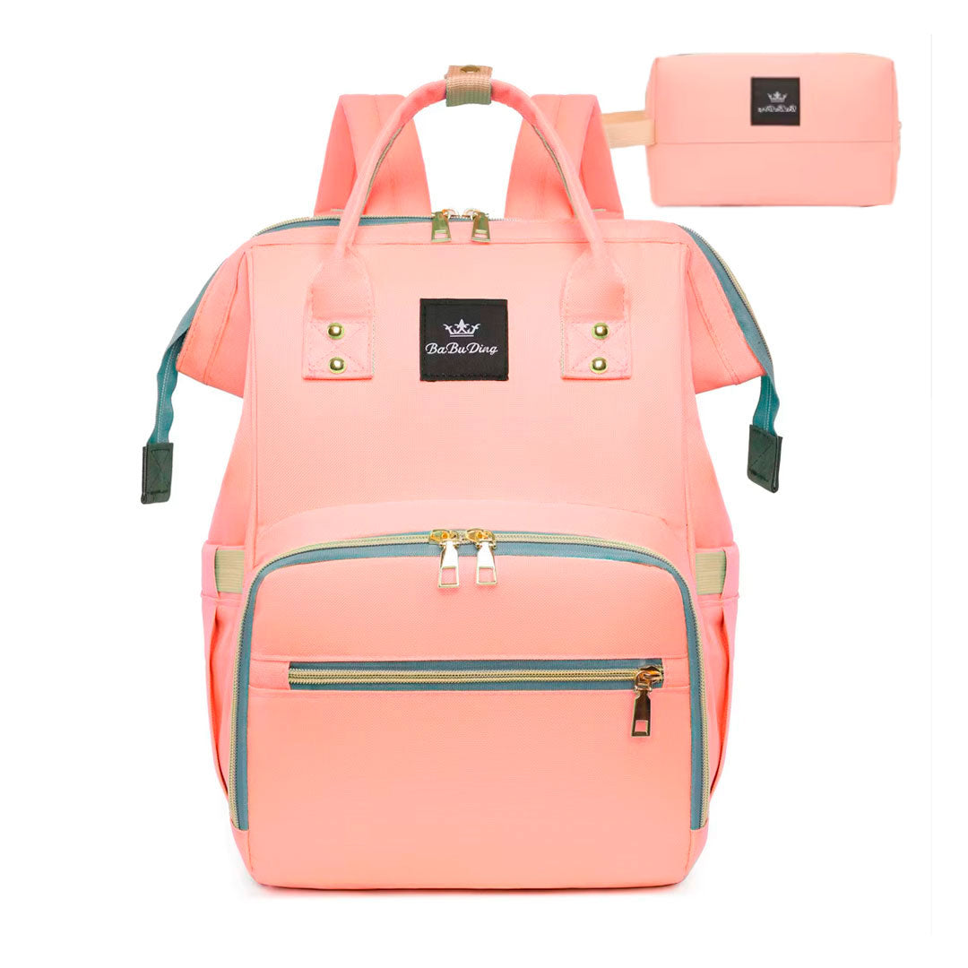 BuBaDing - Pañalera multifuncional, bolso tipo morral para bebé con correas para coche
