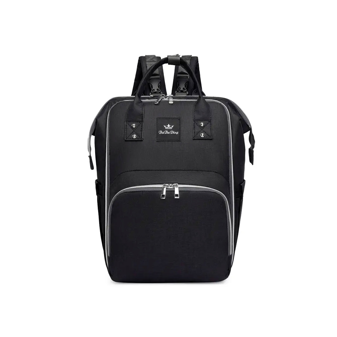 BaBuDing - pañalera tipo morral, unisex, de gran capacidad y con soporte para coche.