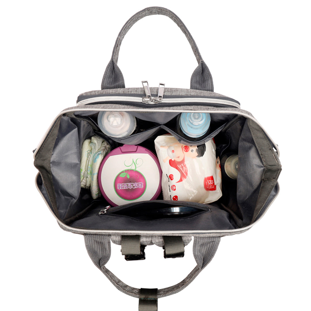BaBuDing - pañalera tipo morral, unisex, de gran capacidad y con soporte para coche.