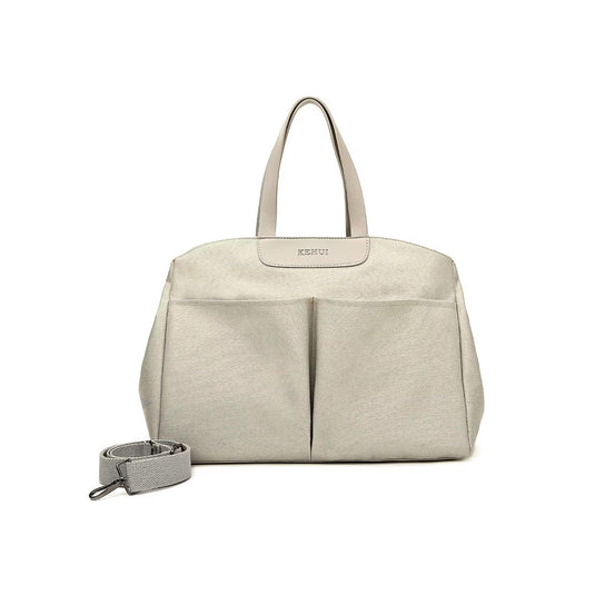 Pañalera bolso con cambiador y cartuchera, multifuncional, amplio almacenamiento, bolsillos independientes, con correa para ajuste lateral, hecha en material impermeable