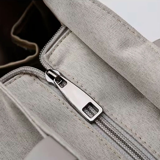 Pañalera bolso con cambiador y cartuchera, multifuncional, amplio almacenamiento, bolsillos independientes, con correa para ajuste lateral, hecha en material impermeable