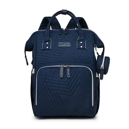 Pañalera morral multifuncional Estrellita Goodmum, de gran capacidad de almacenamiento, con divisiones internas, correas ergonómicas ajustables, hecha en tela de gran calidad