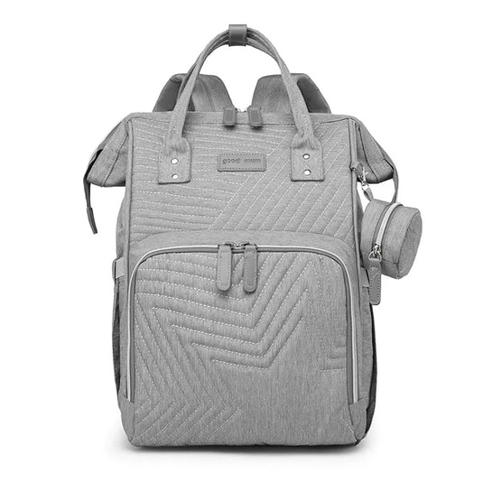 Pañalera morral multifuncional Estrellita Goodmum, de gran capacidad de almacenamiento, con divisiones internas, correas ergonómicas ajustables, hecha en tela de gran calidad