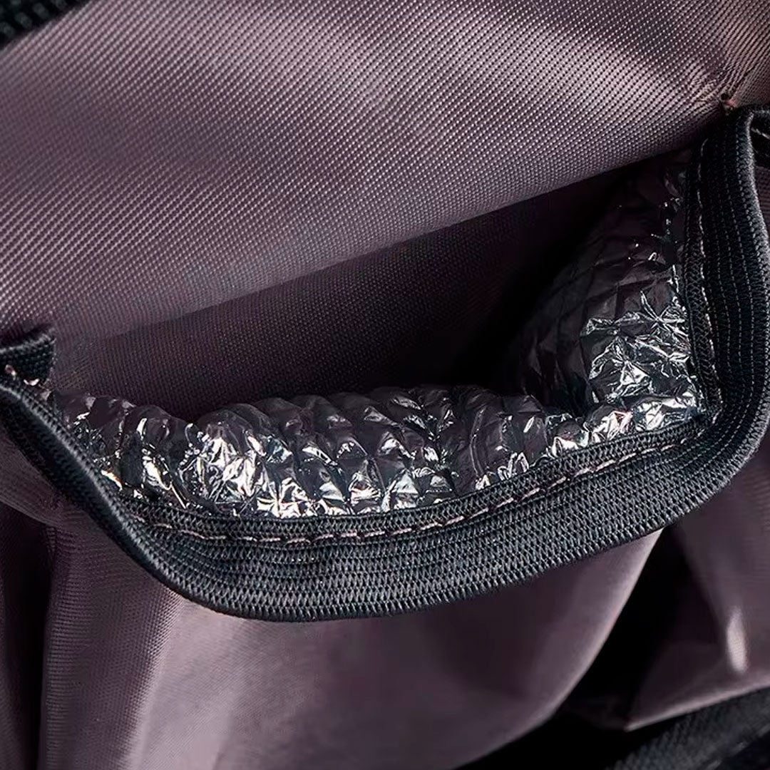 Pañalera morral multifuncional con solapa bordada, con cambiador portátil, de gran capacidad, correas ajustables, bolsillos térmicos, correitas para colgar del coche, hecha en material resistente