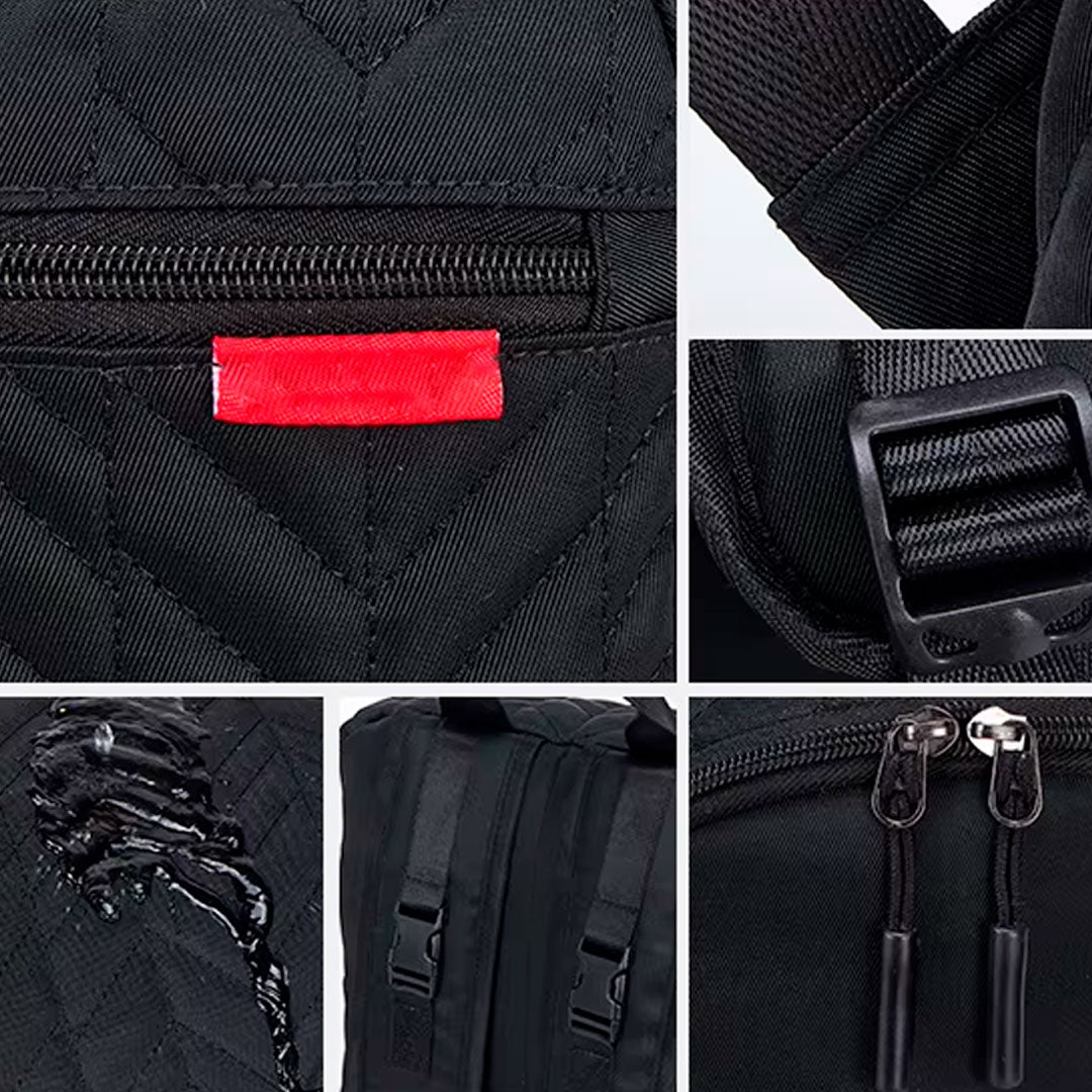 Pañalera morral multifuncional con solapa bordada, con cambiador portátil, de gran capacidad, correas ajustables, bolsillos térmicos, correitas para colgar del coche, hecha en material resistente