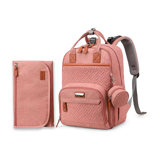 Pañalera morral con monedero y cambiador portátil, buena capacidad de almacenamiento, hecha en material resistente, múltiples bolsillos separados, correas ajustables - GoodMum - Cocco Semana 2026