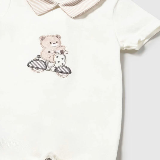 Pijama enteriza manga corta con diseño estampado - Mayoral