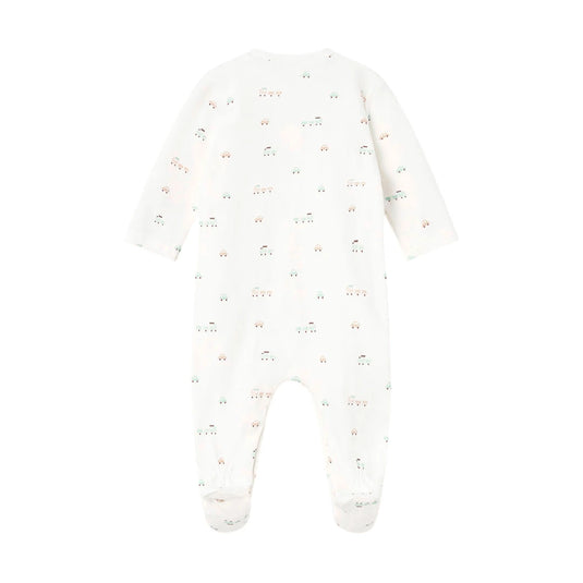 Pijama mameluco manga larga con diseño estampado, cuello redondo, cierre con botones a presión en la parte delantera, botones a presión en la entrepierna para facilitar la puesta de la prenda, diseño estampado - Mayoral