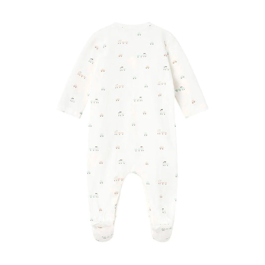 Pijama mameluco manga larga con diseño estampado, cuello redondo, cierre con botones a presión en la parte delantera, botones a presión en la entrepierna para facilitar la puesta de la prenda, diseño estampado - Mayoral