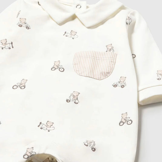 Pijama manga larga con diseño estampado con pies - Mayoral