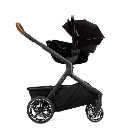 Coche paseador MIXX™ next + PIPA™ Urbn, cinturón de seguridad con hebilla magnética, múltiples posiciones de reclinado, fácil de plegar, manillar ajustable en altura de piel ecológica - Nuna