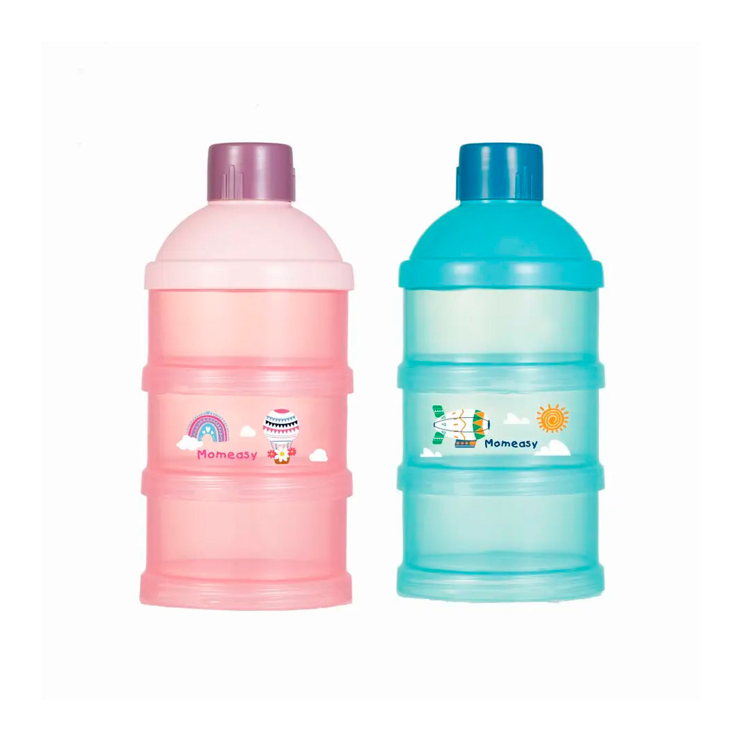 Portaleche portátil apilable, con diferentes capas, libre de BPA - Momeasy