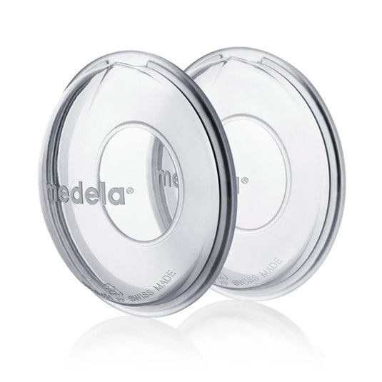 Cocas recolectoras x2 de leche materna, hechas en silicona 100% libre de BPA, diseño suave y flexible, con forma ergonómica para mayor comodidad - Medela