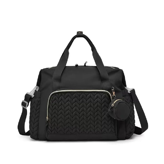 Pañalera bolso de mamá tipo bandolera de gran capacidad, multifuncional, ligera y con correa para el coche, disponible en varios colores