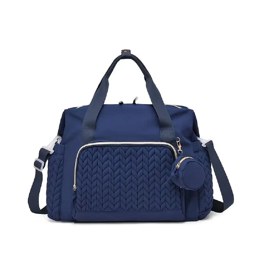Pañalera bolso de mamá tipo bandolera de gran capacidad, multifuncional, ligera y con correa para el coche, disponible en varios colores