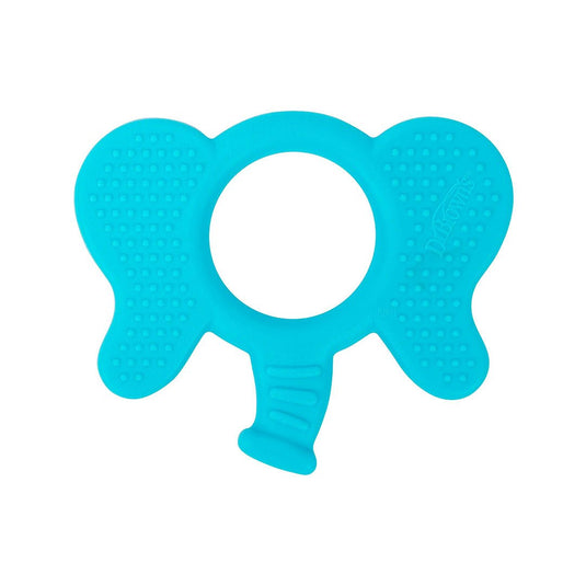 Rascaencias congelable en silicona 100% libre de BPA, mordedor en silicona suave para bebé, con texturas para estimulación táctil, formas y colores lúdicos, ideal para refrescar - Dr Brown's