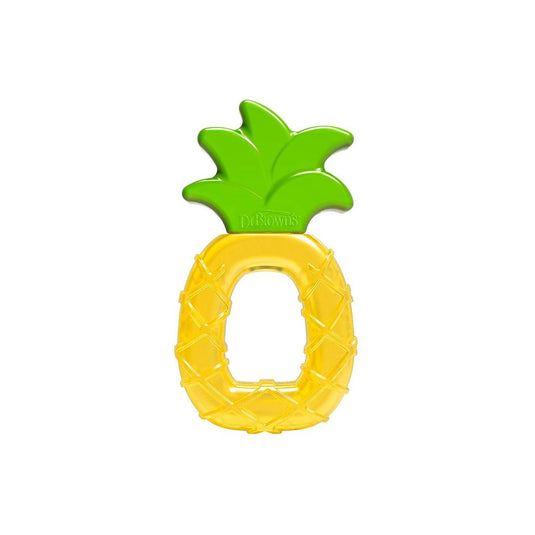 Rascaencias congelable en silicona 100% libre de BPA, mordedor en silicona suave para bebé, con texturas para estimulación táctil, formas y colores lúdicos, ideal para refrescar - Dr Brown's