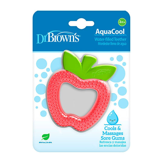 Rascaencias congelable en silicona 100% libre de BPA, mordedor en silicona suave para bebé, con texturas para estimulación táctil, formas y colores lúdicos, ideal para refrescar - Dr Brown's