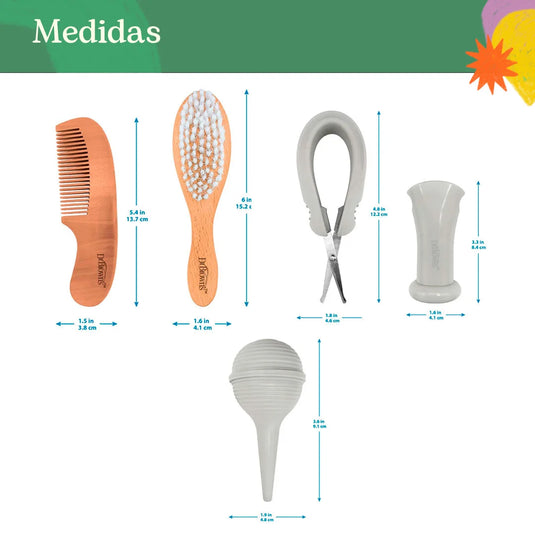 Kit esencial de 4pz para el cuidado del bebé - Dr Brown's