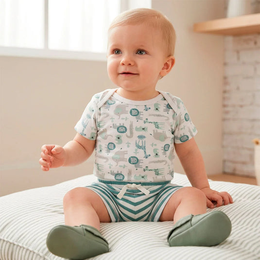 Set x2 conjuntos de camiseta y short combinables - Pekkle