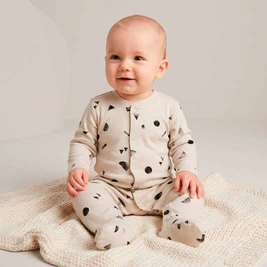 Set x2 pijamas mamelucos manga larga con diseños estampados