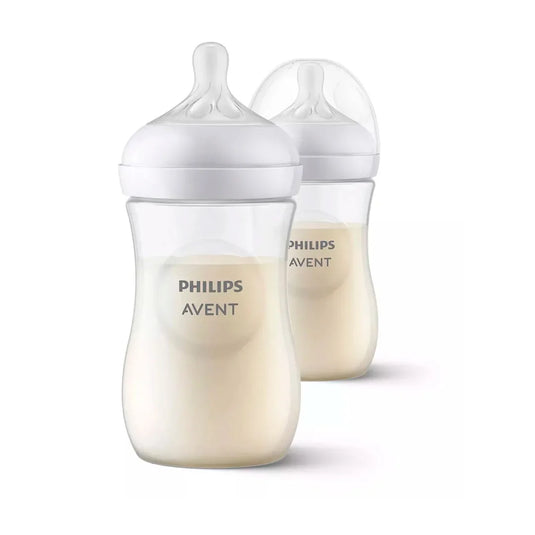 Set x2 teteros 9oz / 260ml Natural Response - Philips Avent