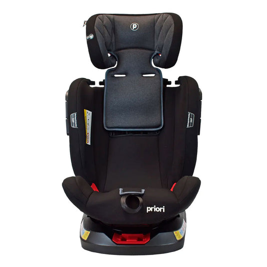 Silla de seguridad Twist para Carro Grupo 0,1,2 y 3 con sistema Isofix, con resistencia de hasta 36kg aprox, con posiciones de reclinado y almohadilla ajustable en altura, arnés de seguridad en 5 puntos - Priori