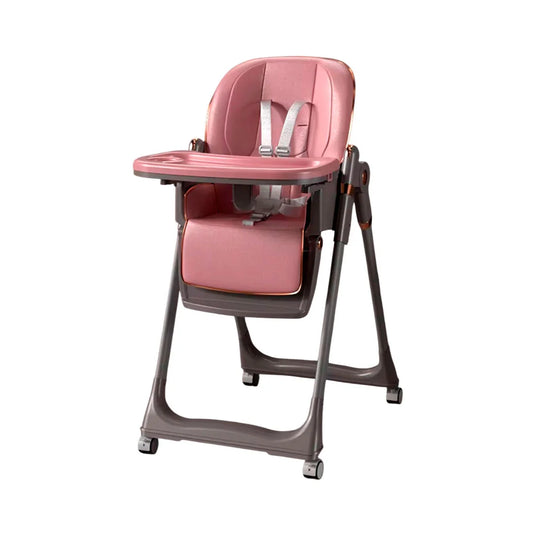 Silla comedor alta multifuncional para bebé, de altura y bandeja ajustable, con sistema de plegado para fácil guardado, cómoda, hecha de materiales resistentes