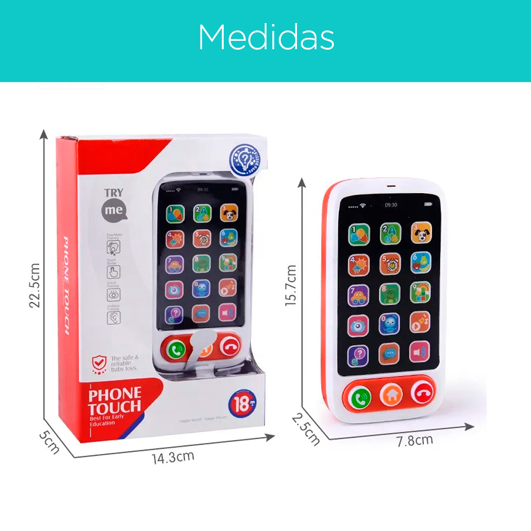 Celular didáctico con luces y sonido - Huanger
