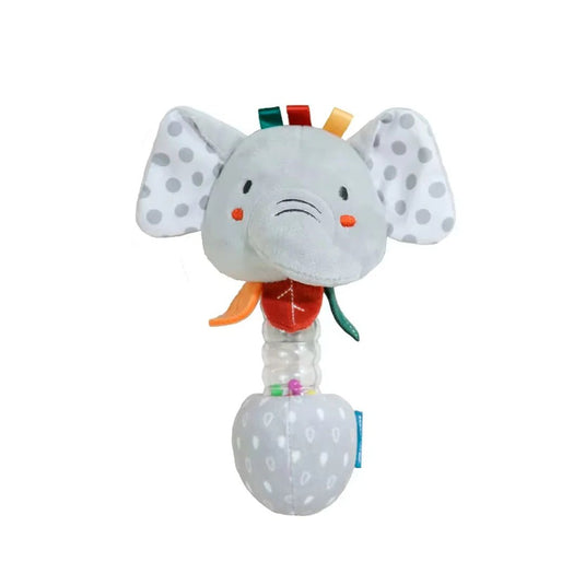 Sonajero largo con diseño de animales para bebés, juguete en forma de animalito de peluche, colores vibrantes y diseños adorables, del tamaño idea para las manos del bebé, hechos en material antialérgico