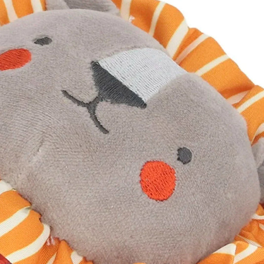 Sonajero largo con diseño de animales para bebés, juguete en forma de animalito de peluche, colores vibrantes y diseños adorables, del tamaño idea para las manos del bebé, hechos en material antialérgico