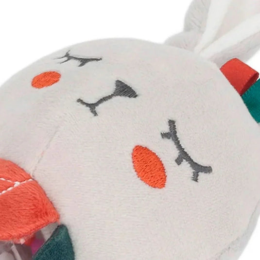 Sonajero largo con diseño de animales para bebés, juguete en forma de animalito de peluche, colores vibrantes y diseños adorables, del tamaño idea para las manos del bebé, hechos en material antialérgico