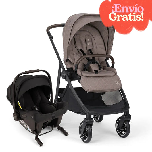 Coche paseador SWIV BMW Collection PIPA™ Urbn con rotación 360° en las cuatro ruedas, asiento reversible, chasis de fibra de carbono y plegado compacto - Nuna