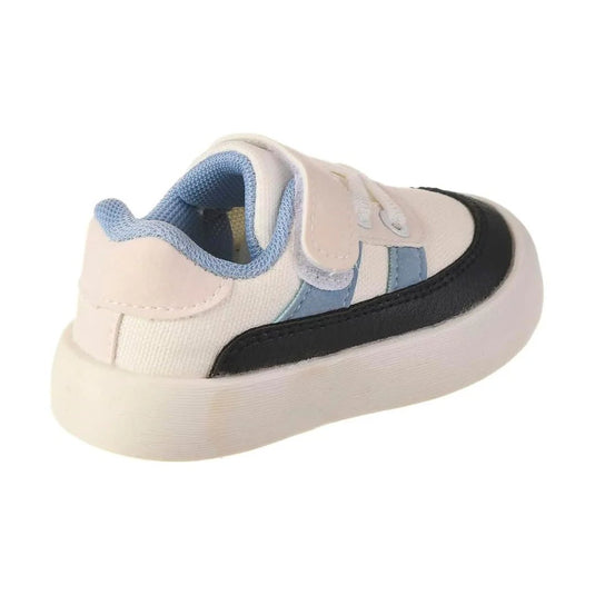 Tenis con suela antideslizante y cierre velcro para bebés, diseño clásico ideal para cualquier ocasión, para combinar con todo, ajuste con cordones y velcro, hecho en material resistente hipoalergénico
