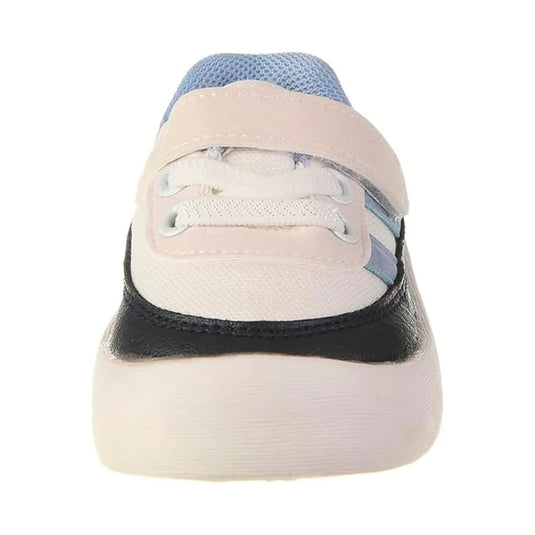 Tenis con suela antideslizante y cierre velcro para bebés, diseño clásico ideal para cualquier ocasión, para combinar con todo, ajuste con cordones y velcro, hecho en material resistente hipoalergénico