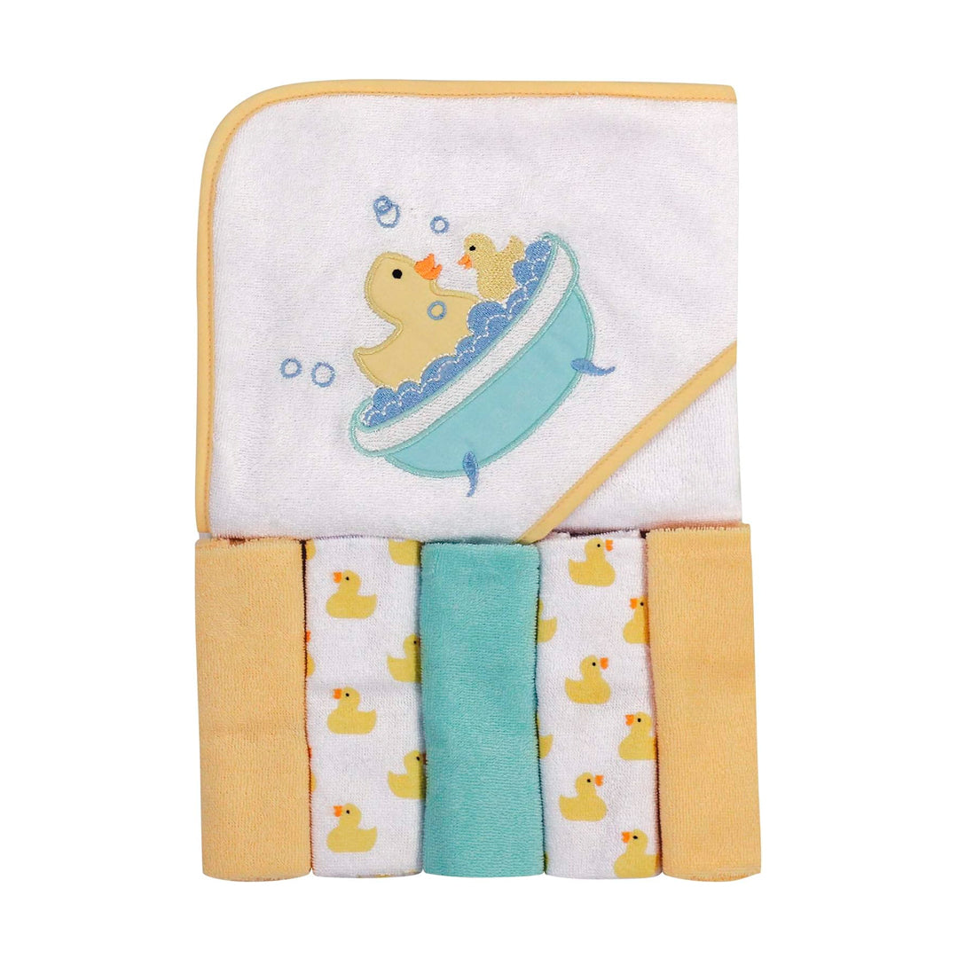 Toalla con capucha, divertidos diseños de animales + 5 babitas