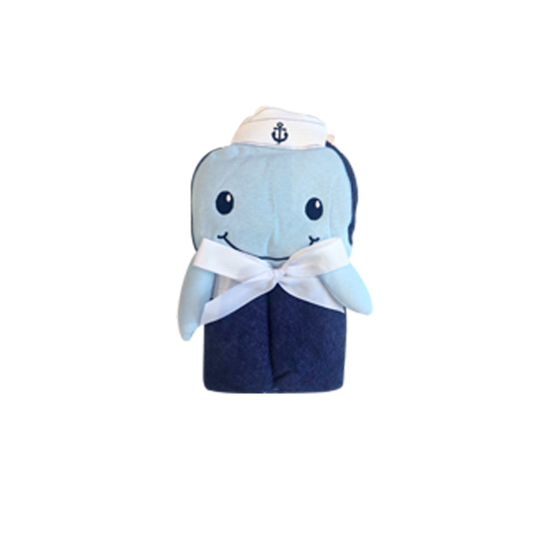 Toalla con capuche para bebé, 100% algodón y diseño de animales - Hooded Towel