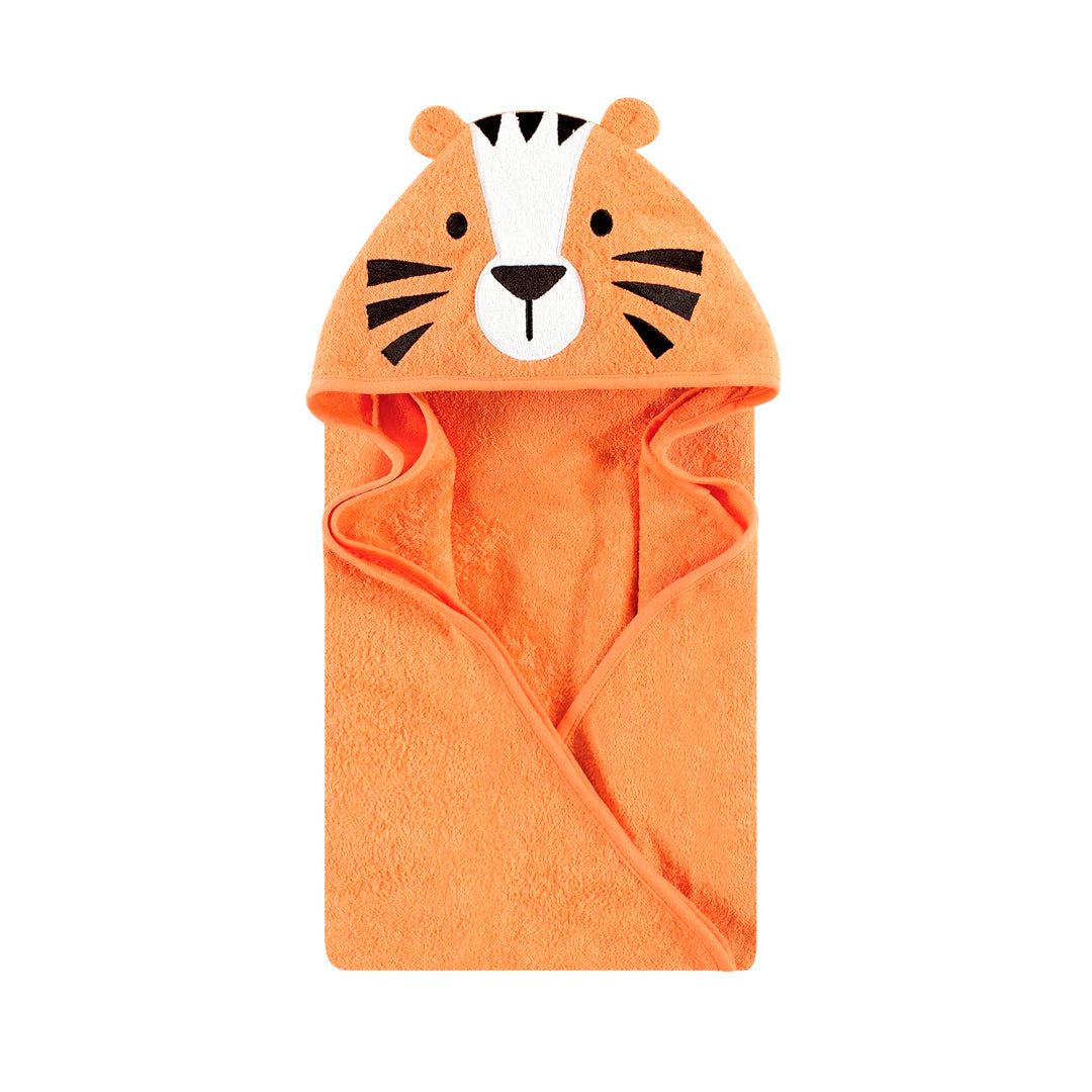 Toalla con capucha y diseños coloridos de animales - Hudson Baby