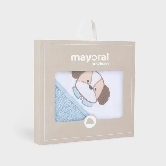Toalla con capucha diseño de animalitos para bebé - Mayoral
