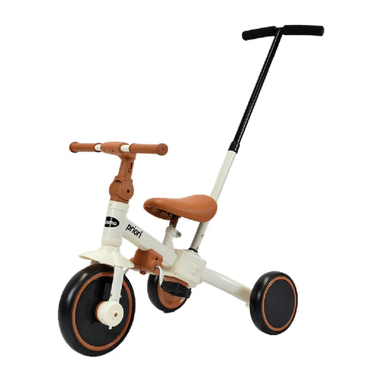 Triciclo paseador 4 en 1 Cosmos para niño, con manillar de empuje ajustable, resistente y fácil de transportar - Priori