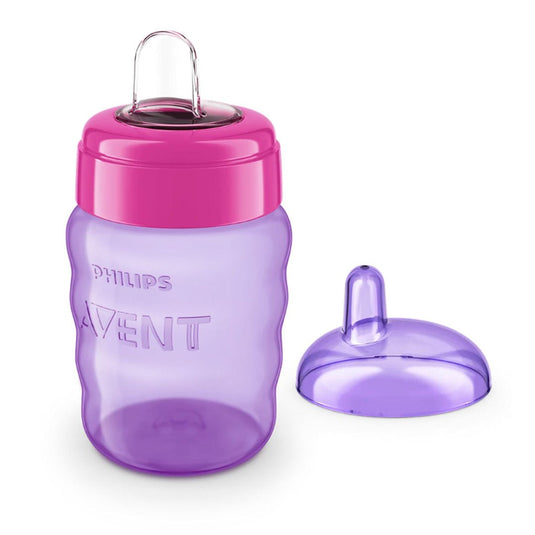 Vaso para jugo con boquilla suave, vaso de 260ml con boquilla en silicona 100% libre de BPA, con sistema para beber a sorbos - Philips Avent