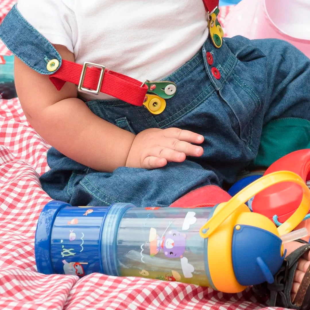 Vaso pitillo PlayFul con PortaSnack y agarradera - Fisher Price