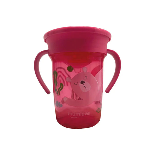 Vaso estampado 360° antiderrames con agarraderas - Mumlove - Cocco Semana 2026