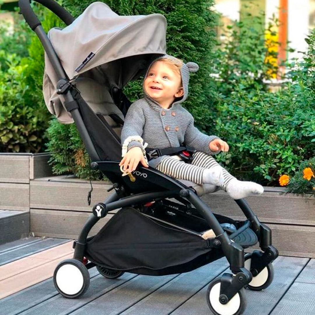 Coche paseador YoYo3 BabyZen 6 M +, paseador con plegado tipo maleta, versátil, ultra compacto y súper resistente, plegado a equipaje de mano y respaldo reclinable multiposición - YoYo3