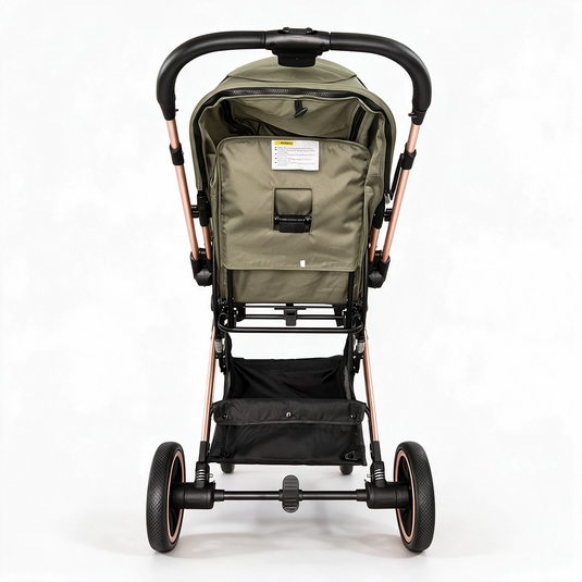 Coche maleta para bebé reversible con capota amplia y cubrepies