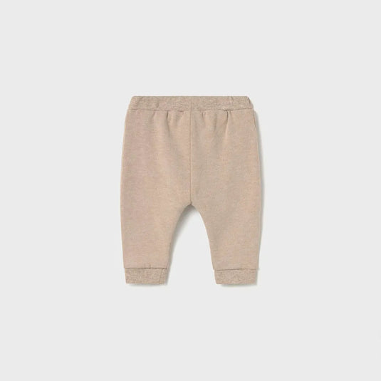 Conjunto 3pz chaqueta con capucha a rayas, camiseta bordada y pantalón Moca Vigoré - Mayoral
