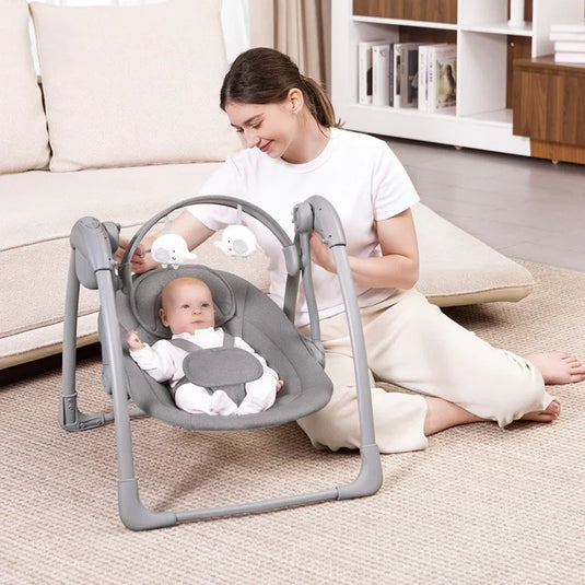 Mecedora automática para bebé con timer y música, hasta 11kg - Cocco Semana 2026