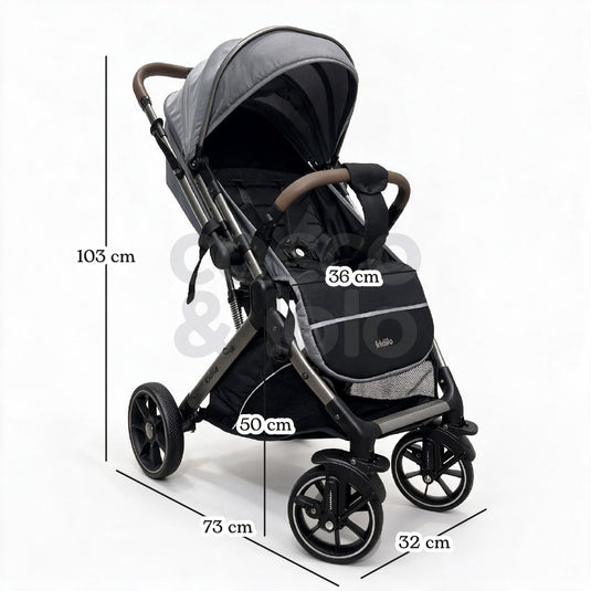 Coche estilo paseador v6600 con barra rotable - Kidilo